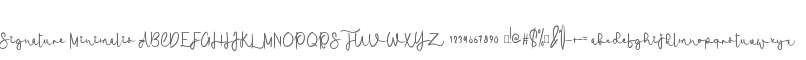 Signature Minimalis
