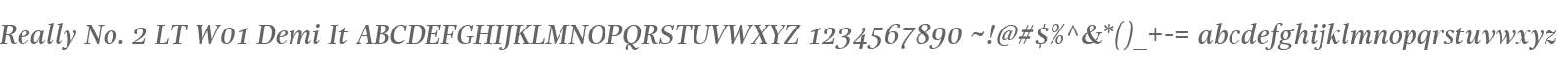 Really No. 2 LT W01 Demi It