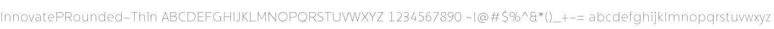 Innovate P Rounded Thin