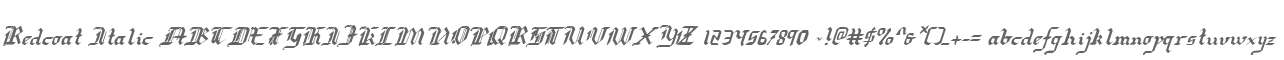 Redcoat Italic