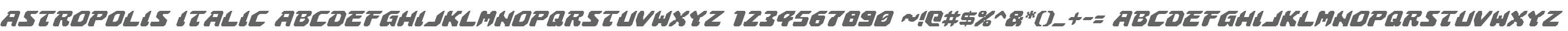 Astropolis Italic