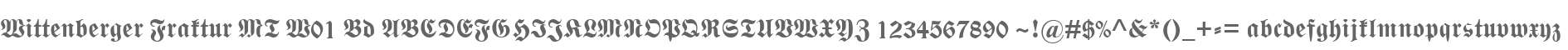 Wittenberger Fraktur MT W01 Bd