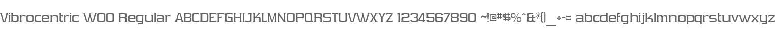 Vibrocentric W00 Regular