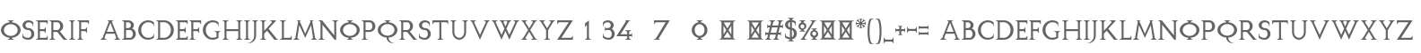 OSerif