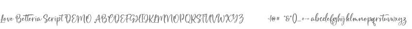 Love Betteria Script DEMO