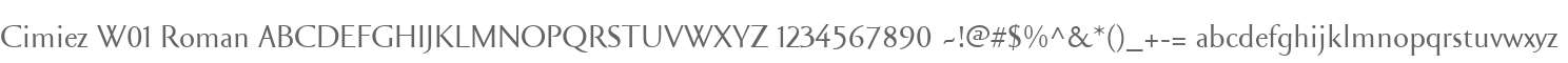 Cimiez W01 Roman