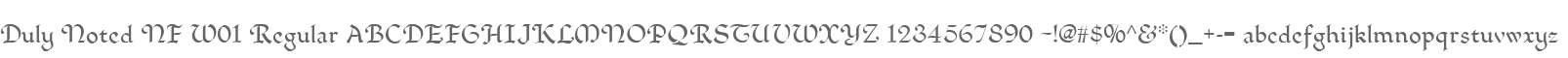 Duly Noted NF W01 Regular