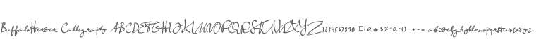BuffaloHerder Calligraphy