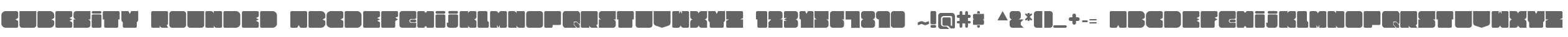 Cubesity Rounded
