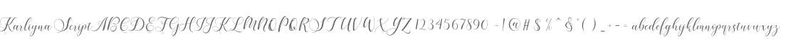 Karliyna Script
