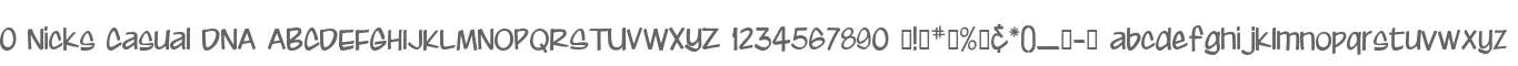 0 Nicks Casual DNA
