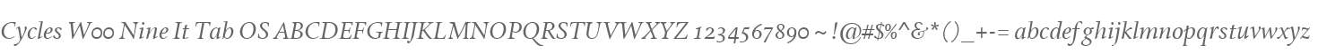 Cycles W00 Nine It Tab OS
