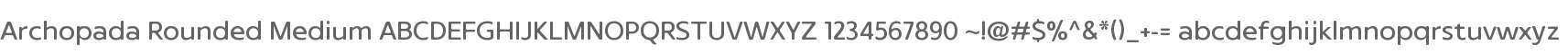 Archopada Rounded Med