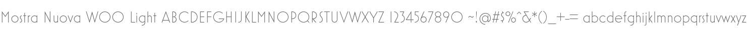 Mostra Nuova W00 Light