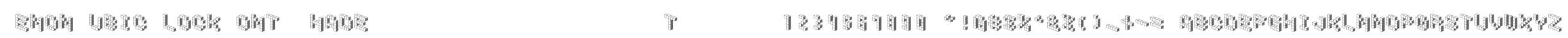 DemonCubicBlockFont Shade