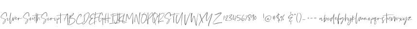 Silver South Script