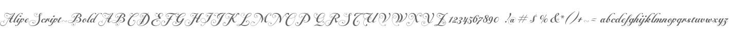 AlipeScript-Bold