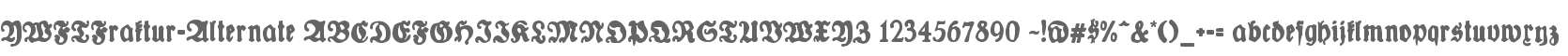 YWFTFraktur-Alternate