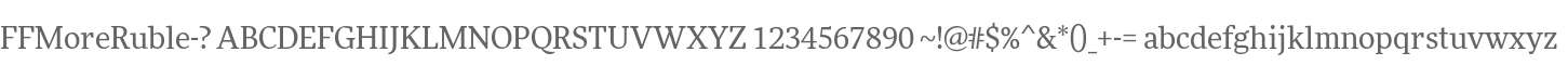 FFMoreRuble-?
