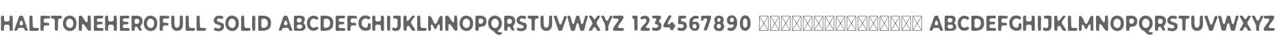 HalftoneHeroFull Solid