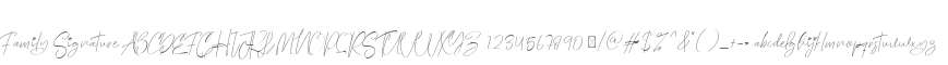 Family Signature