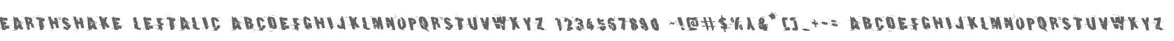 Earthshake Leftalic