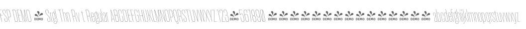 FSP DEMO - Srgl Thn Rv t