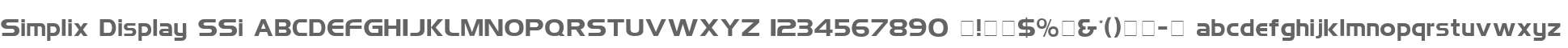 Simplix Display SSi
