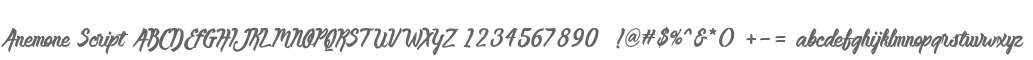 Anemone Script