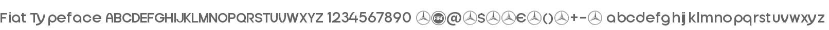 Fiat Typeface