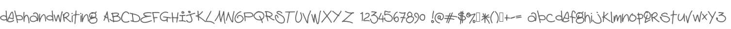debhandwriting