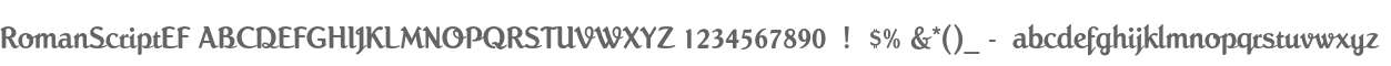 RomanScriptEF