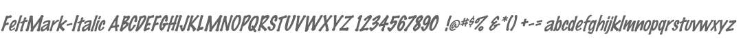FeltMark-Italic