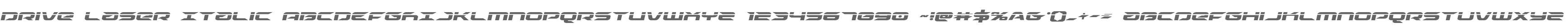 Drive Laser Italic