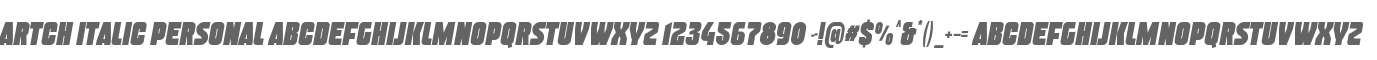 Artch Italic Personal