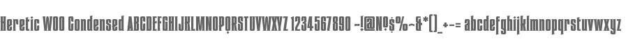 Heretic W00 Condensed
