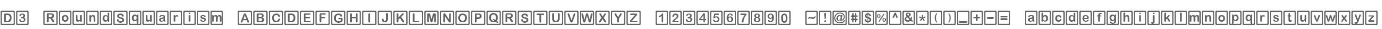 D3 RoundSquarism