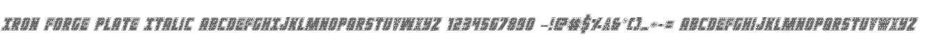 Iron Forge Plate Italic