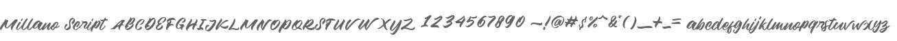 Millano Script