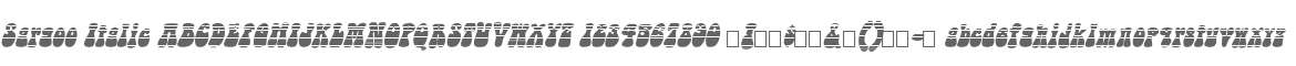 Sargoo Italic