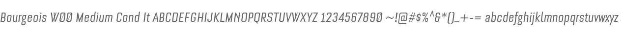 Bourgeois W00 Medium Cond It