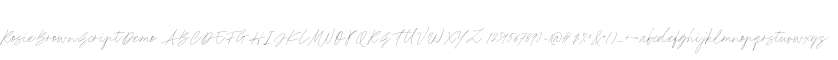Rosie Brown Script Demo
