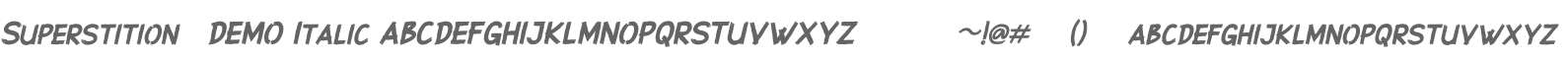 Superstition - DEMO Italic