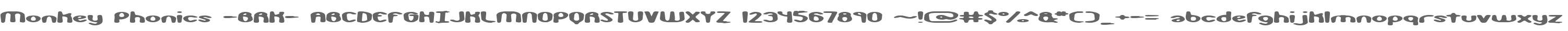 Monkey Phonics -BRK-