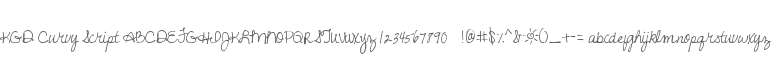 KGD Curvy Script