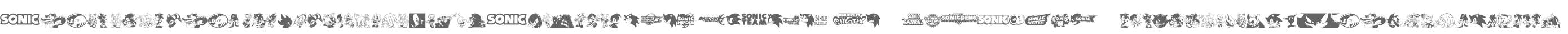 Sonic Mega Font