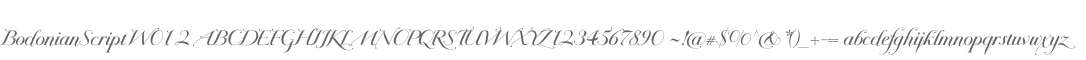 BodonianScript W01 2
