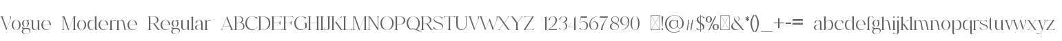 Vogue Moderne