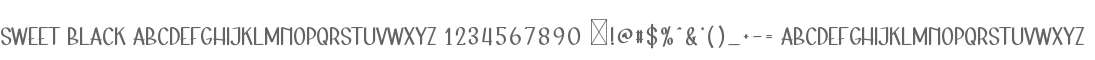 Sweet Black