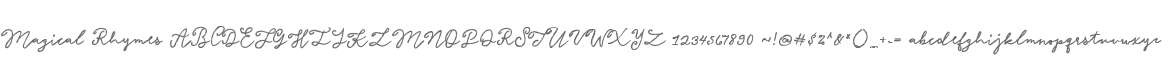 Magical Rhymes